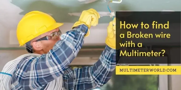 How to find a broken wire with a multimeter