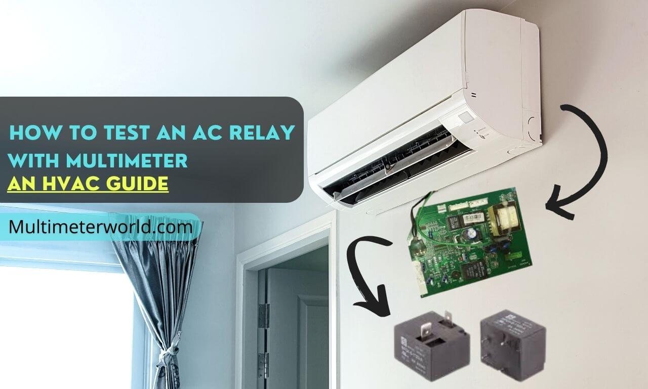 How to test an AC relay with Multimeter