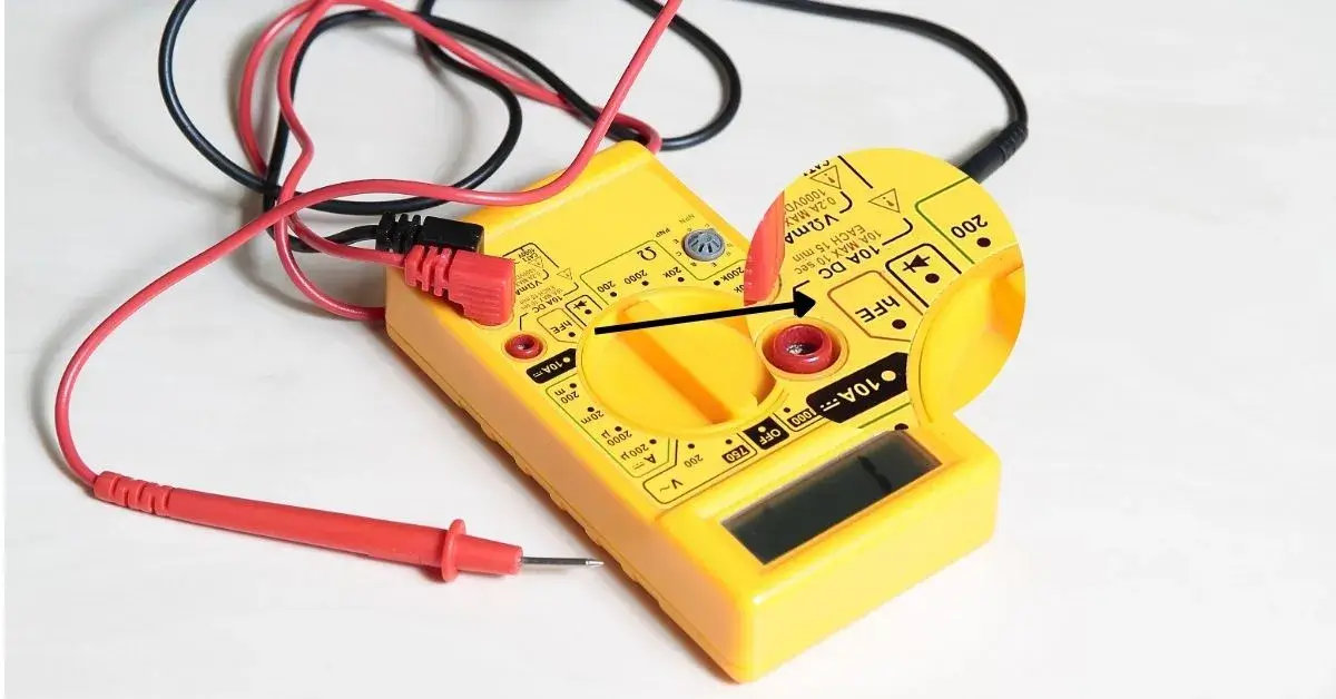 what is hfe on a multimeter