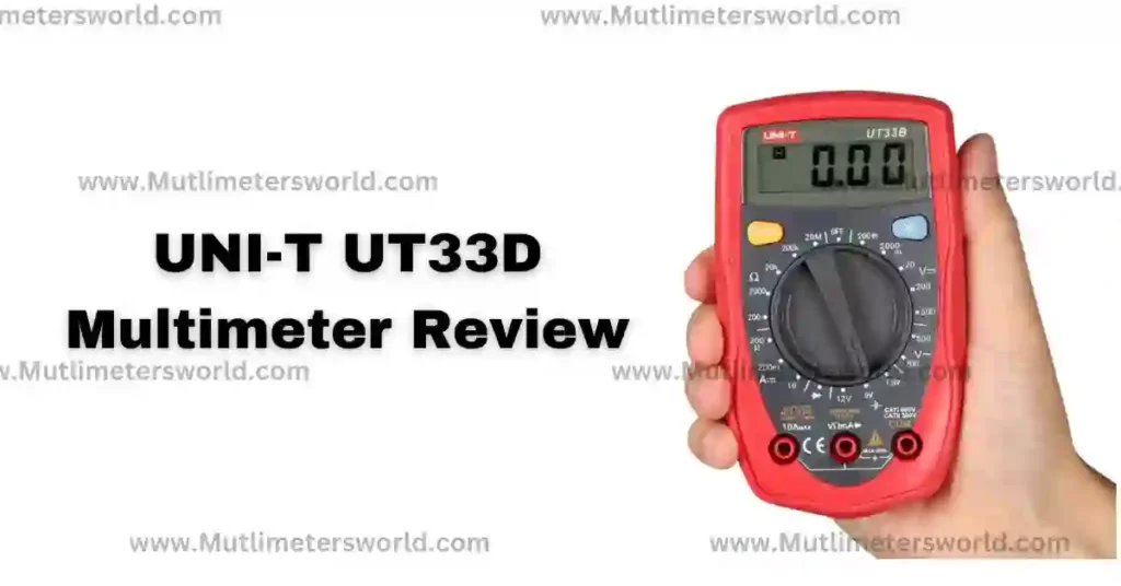 UNI-T UT33D Multimeter Review
