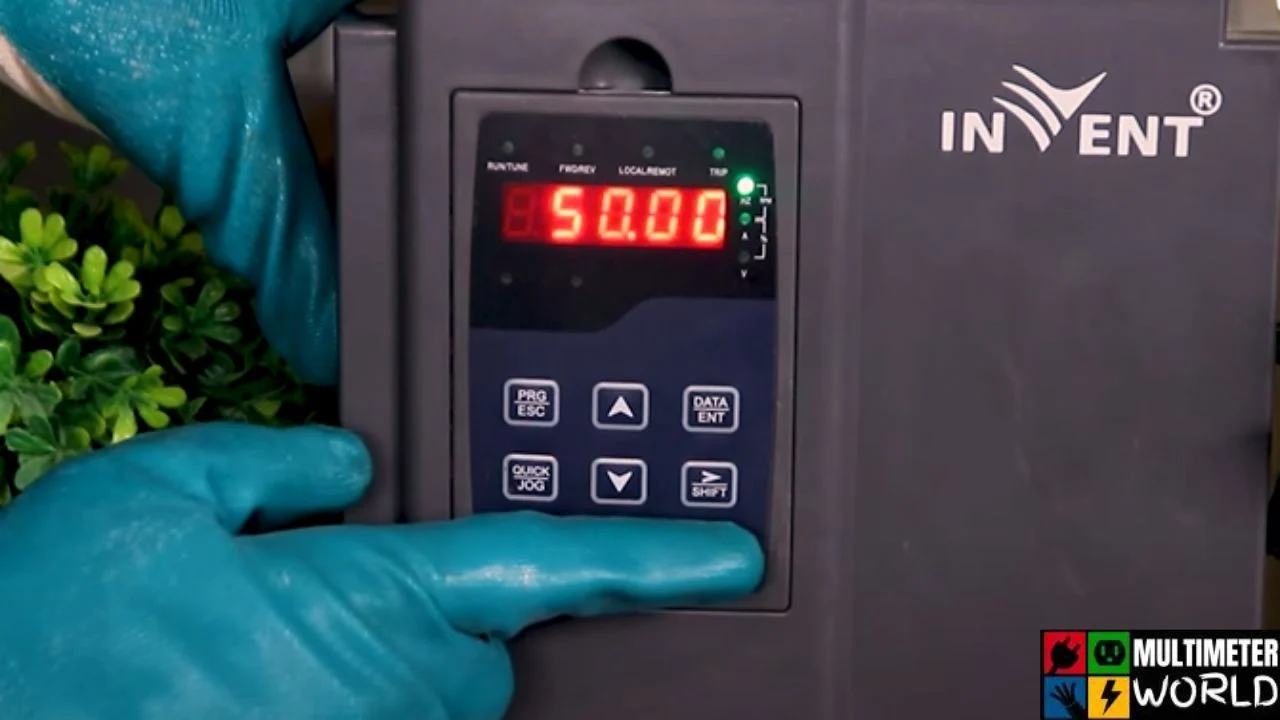 What happens when you changed the lines on a VFD?
