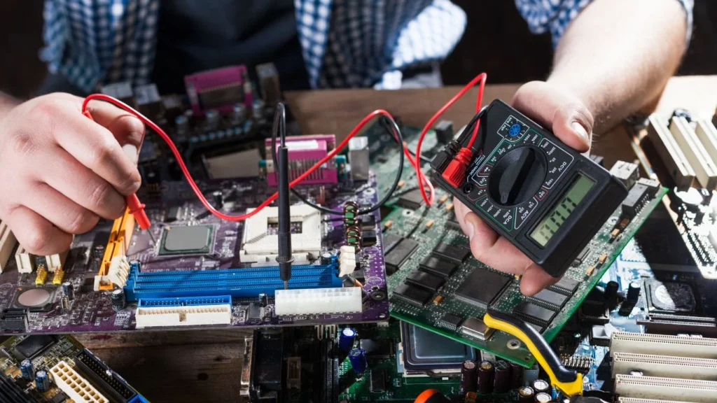 Use of Multimeter to troubleshoot Circuit Board