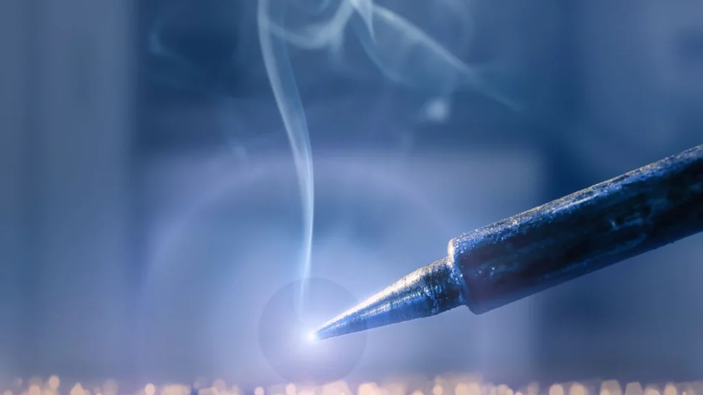 Use of Rosin Pen or Flux Smoke