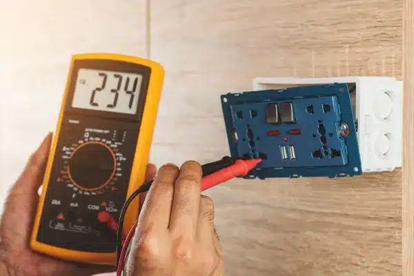 How to test the GFCI outlet with a multimeter