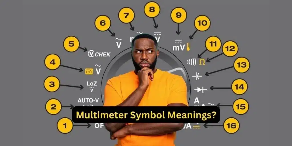 Multimeter symbols and what they mean?
