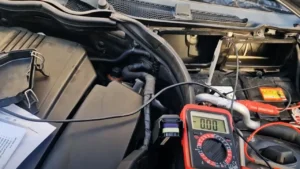 test ECU with multimeter