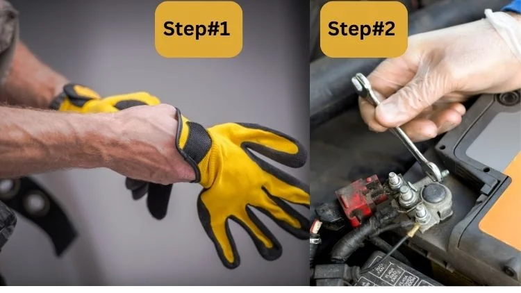 Safety precaution when testing battery Safety precaution when testing battery