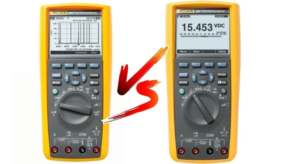Similarities And Differences (Fluke 287 vs 289)