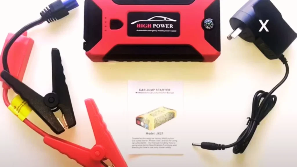  Prepare the Portable Jump Starter