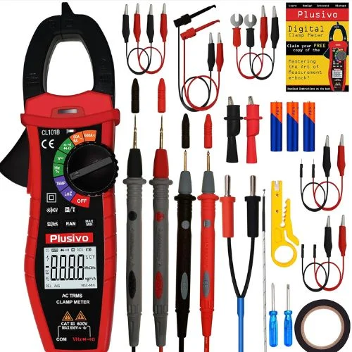 Pulsivo T-RMS 6000 Count Clamp Meter for electricians
out of 11 Best Clamp Multimeters for Electricians