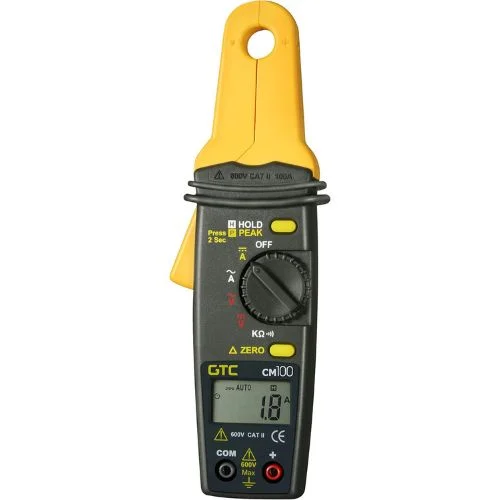 General Technologies GTC CM100 1mA to 100Amp Clamp meter