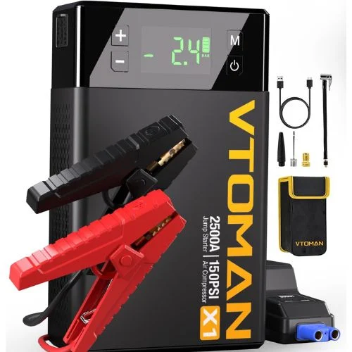 5-VTOMAN X1 Jump Starter“Up to 8.5L Gas/6L Diesel Engines”