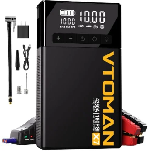 VTOMAN X7 Jump Starter with Air Compressor