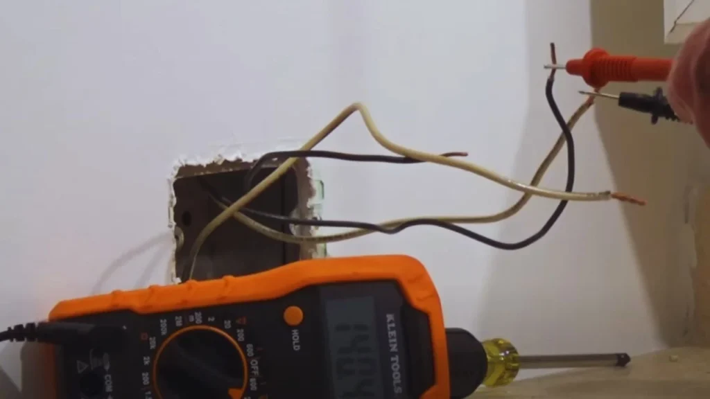 Testing for continuity on the ground or neutral side of the outlet