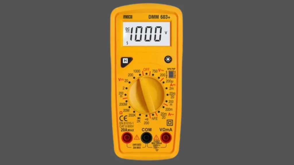 How to measure volts with a multimeter? Voltage Measurement 8 Digital multimeter (DMM):