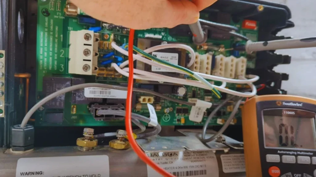 how to test hot tub pump with a multimeter