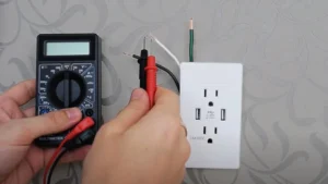 identify line and load wires with multimeter