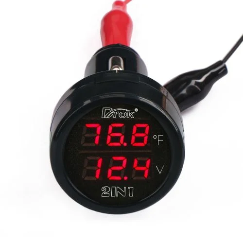 DROK Digital Motorcycle Multimeter