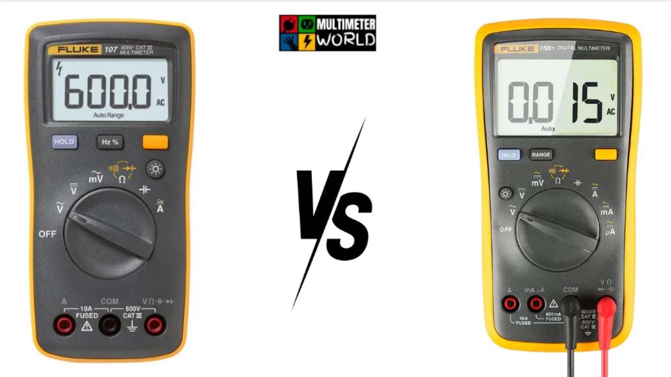 Fluke 107 vs 15b+