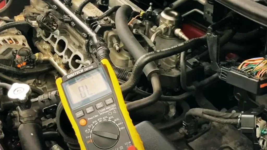 Connect your multimeter to the sensor: