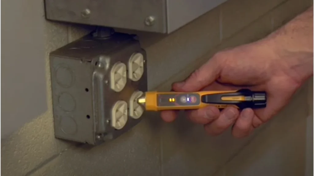 How to use a non contact voltage tester for wire