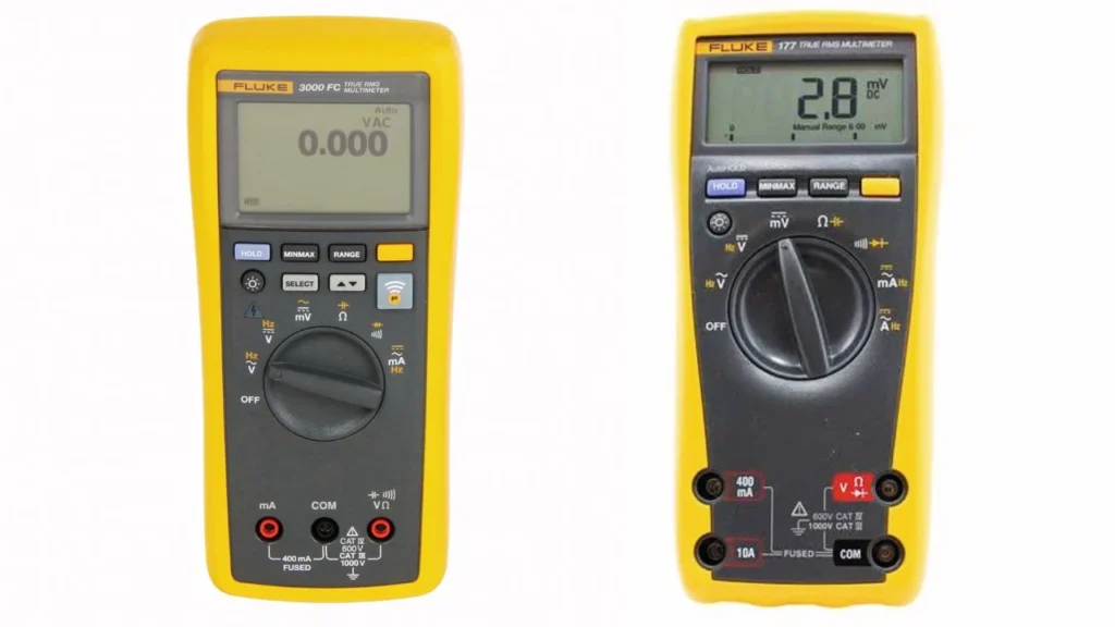 Fluke 3000 FC compare to other similar multimeters
