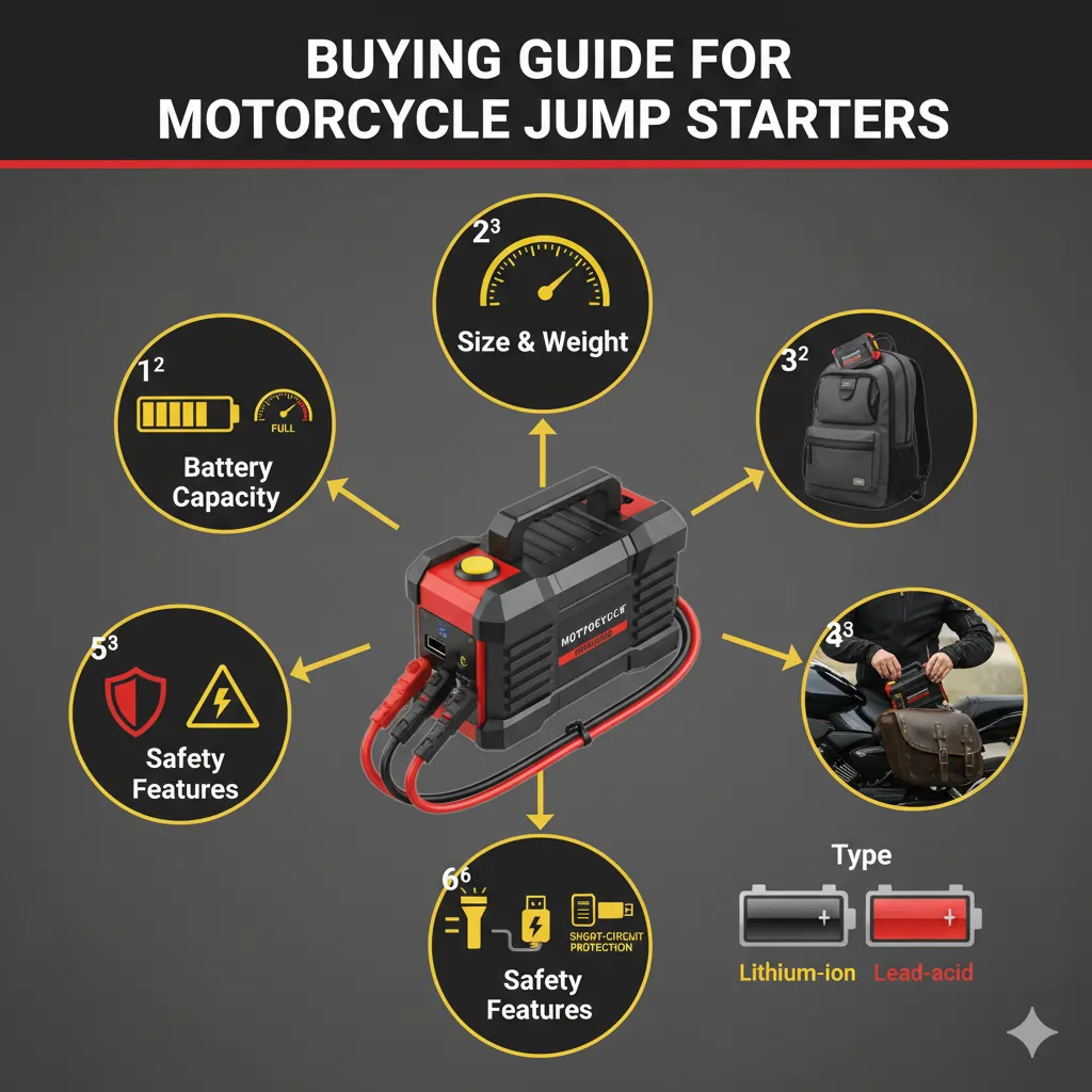 Buying Guide for Best Jump Starter for Motorcycles