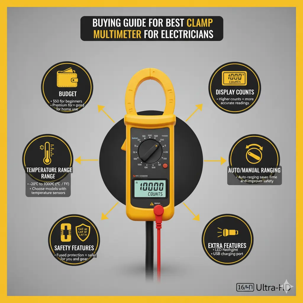 Buying guide for best clamp multimeter for electricians