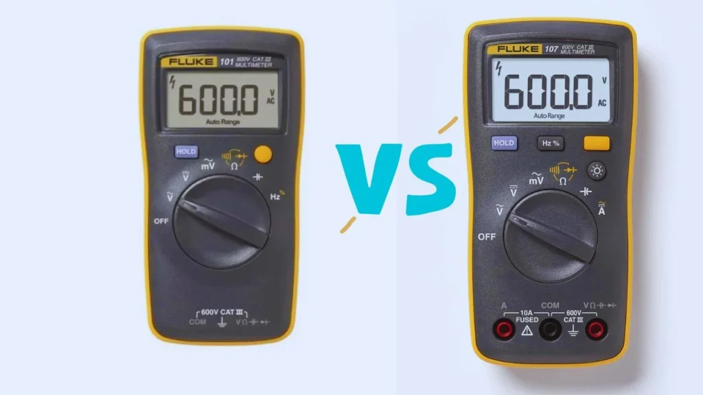 Difference Between Fluke 101 And 107

