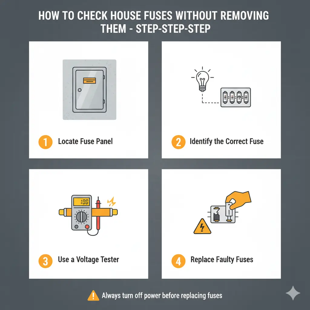 How Do You Check House Fuses Without Removing Them