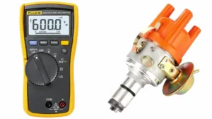 How to test the distributor with a multimeter?