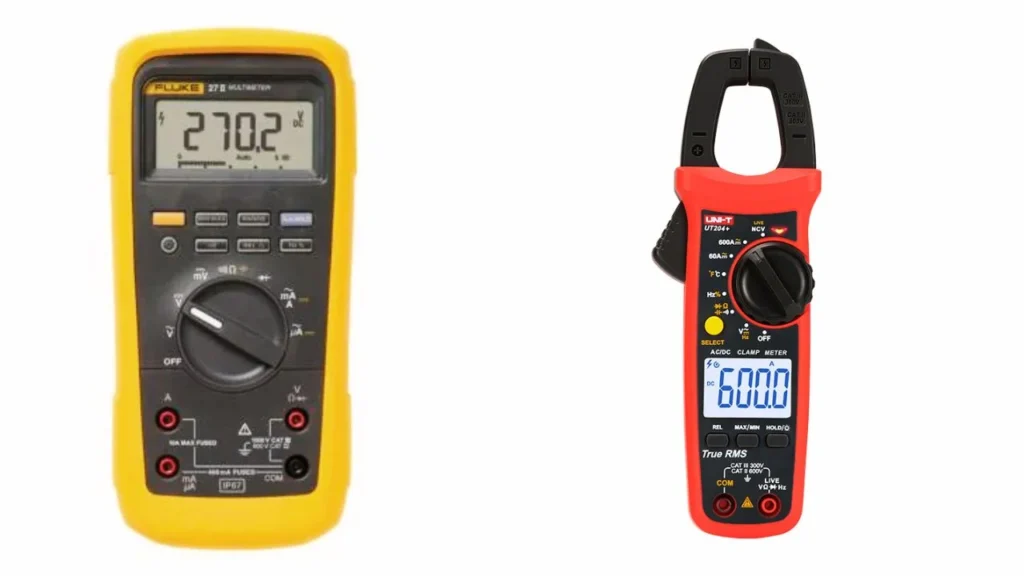 Why do professionals prefer DC clamp meters over multimeters?