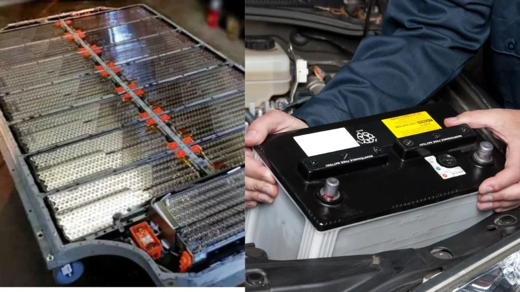 Tesla vs. Gas Car Battery