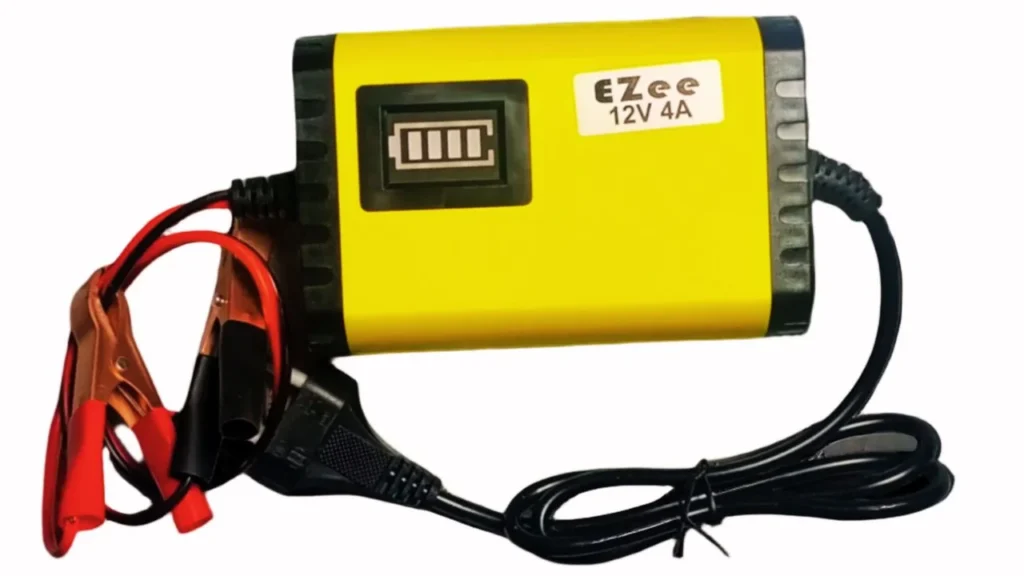 What are the three types of battery chargers?