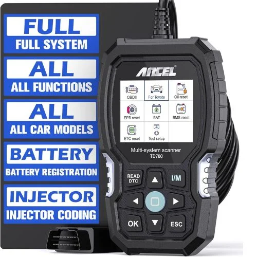 Best OBD2 Scanner For Toyota Tacoma in 2025 9 ANCEL TD700 – Best Mid-Range OBD2 Scanner for Toyota Tacoma