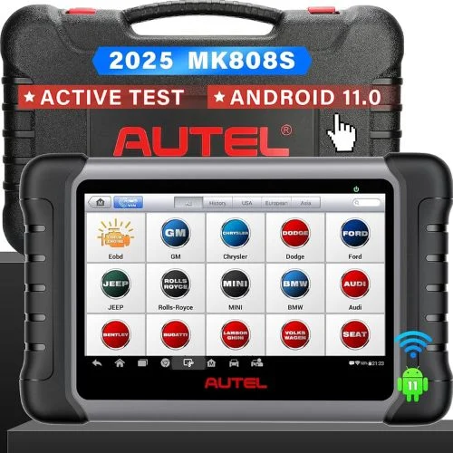Autel MaxiCOM MK808S: 2025 Bidirectional OBD2 Scanner with Key Programmer