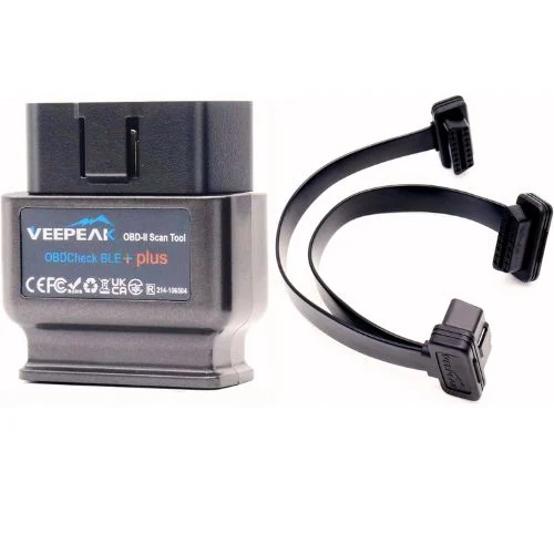 Veepeak OBDCheck BLE+ Bluetooth OBD II Scanner + Splitter