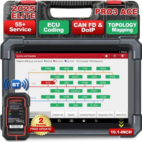 LAUNCH X431 PRO3 ACE 2025 Upgraded Bidirectional Scan Tool