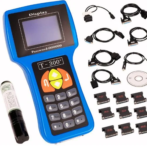 T300 T-Code Automotive Car Key Programmer & Key Matching Device (Blue Shell) V23.9